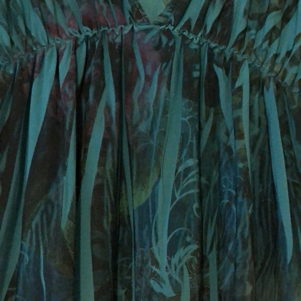 Size Small City Triangles Multi Colored Dress Mad… - image 3